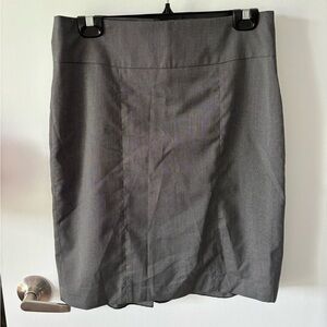 Classic grey work skirt